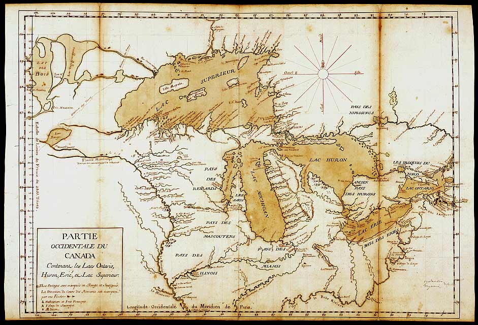 The Great Lakes - 1700's Maps - CKA