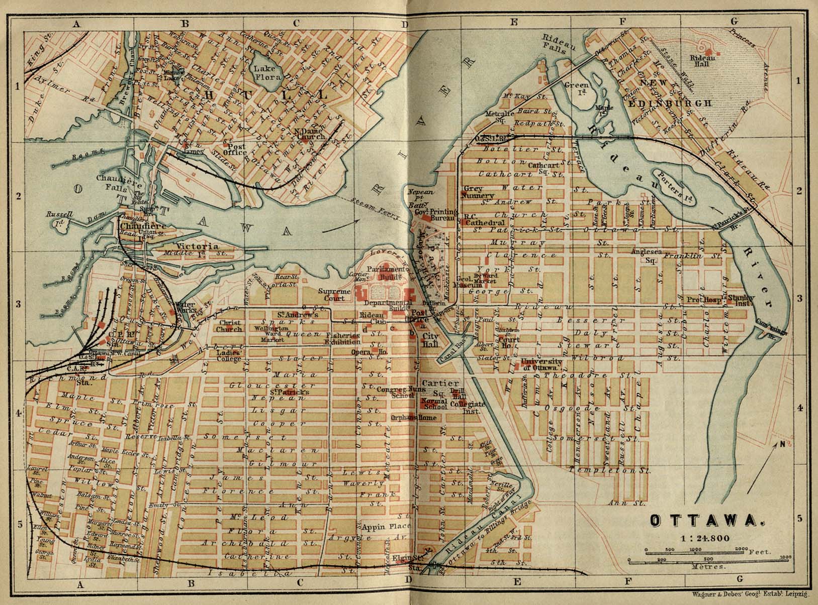 Ottawa 1894 - 1800's Maps - CKA