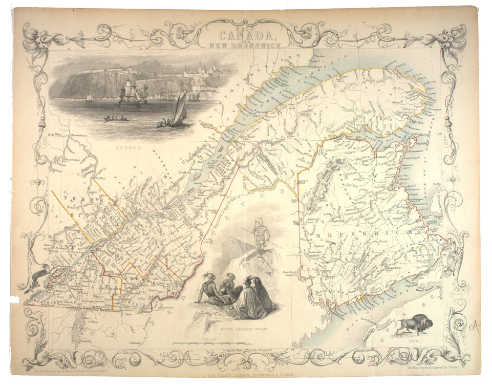 East Canada and New Brunswick 

1857 