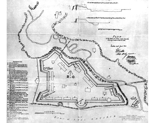 Plan of Fort York - North America Maps - CKA