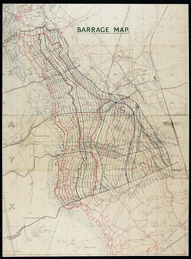 Vimy Ridge 1917 - World War 1 Maps - CKA