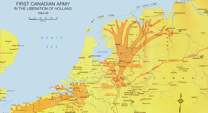 First Canadian Army in the Liberation of Holland