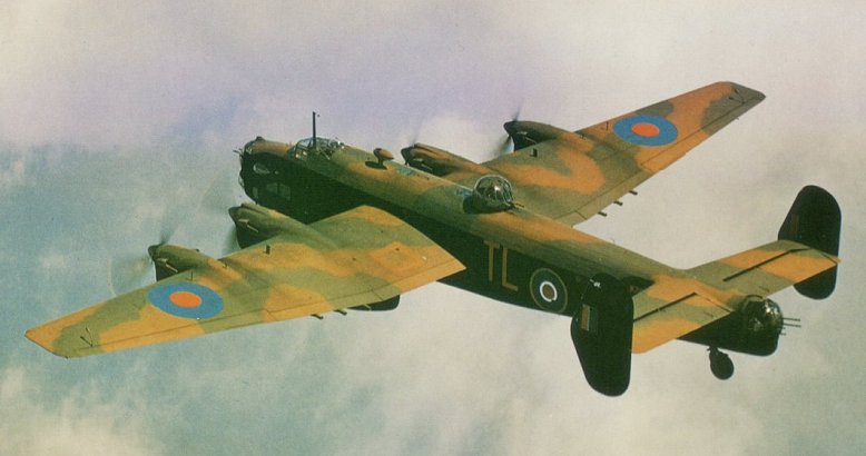 type of bomber Nick Holyk was the navgator on .. Halifax.