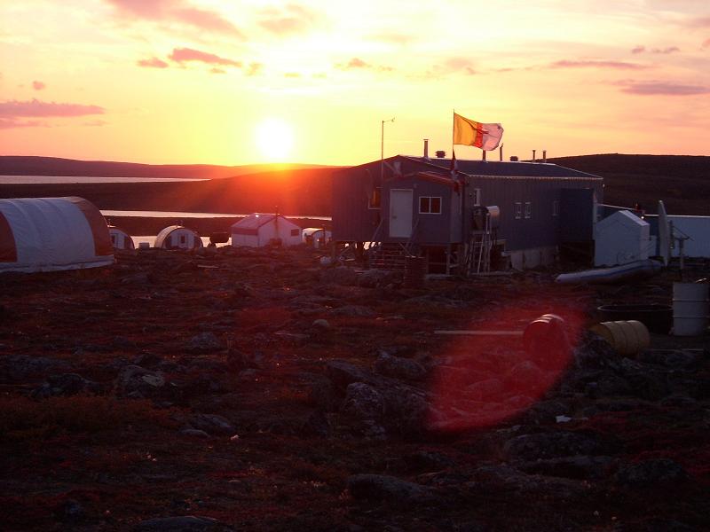 another view of camp in Nunavut