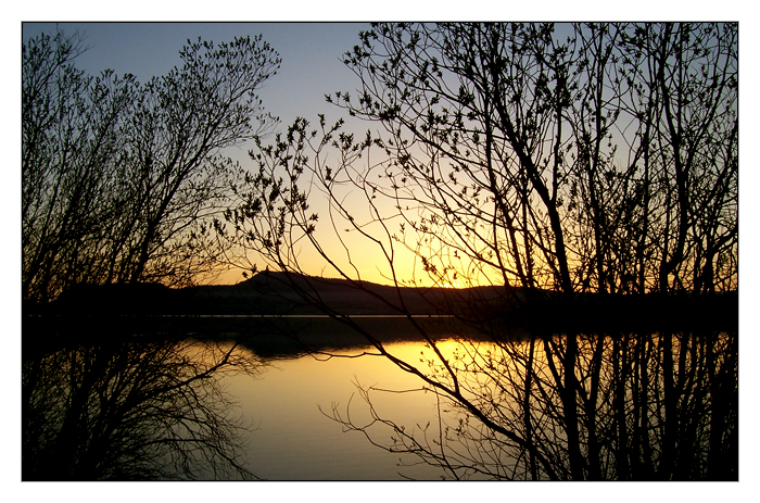 It's a sunset.