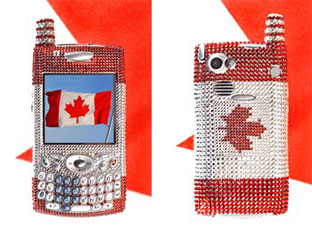 A one-of-a-kind Treo 650 smartphone bejeweled with over 2,000 Swarovski crystals was put up for auction last year..Proceeds from the auction benefitted the Canadian Autism Society.
Wonder how much it went for?
