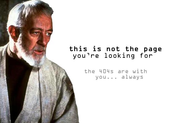 This is not the page you're looking for...