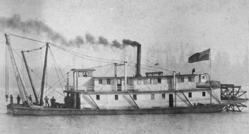 The First Samson, 1884 to 1905
The first Samson to proudly carry the name and tradition of snagpuller on the Fraser River was completed in 1884.