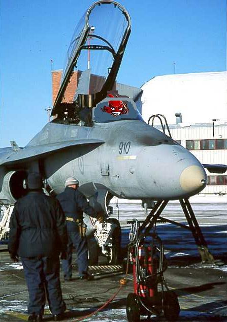 Lief also flew CF-18s too