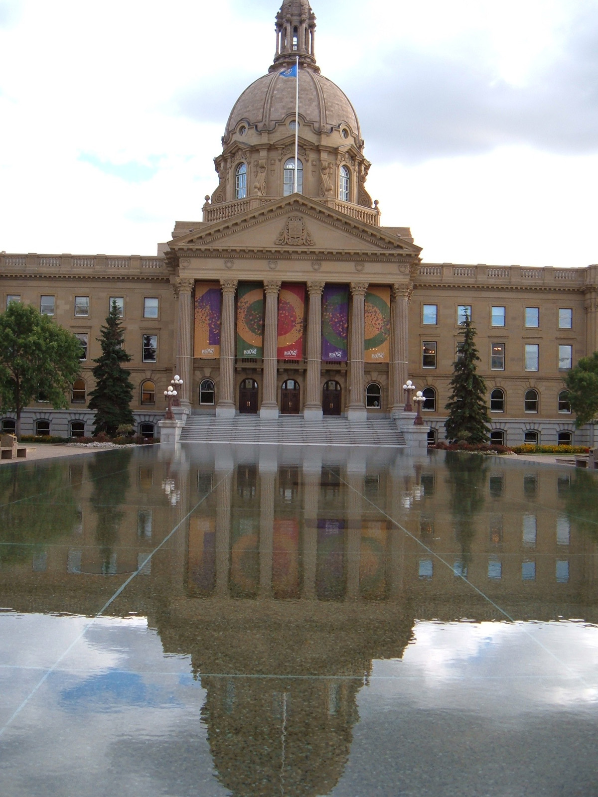 The Legislative Building in Edmonton.