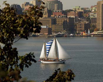 Halifax harbour scene.