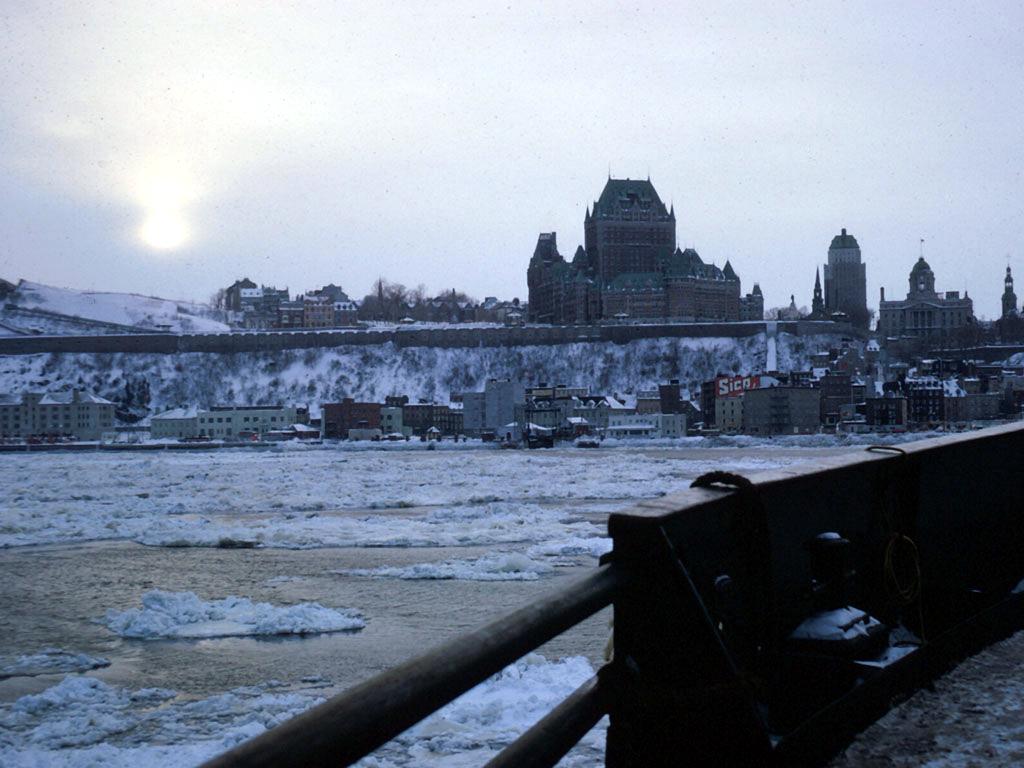 Ferry across the St. Lawrence.