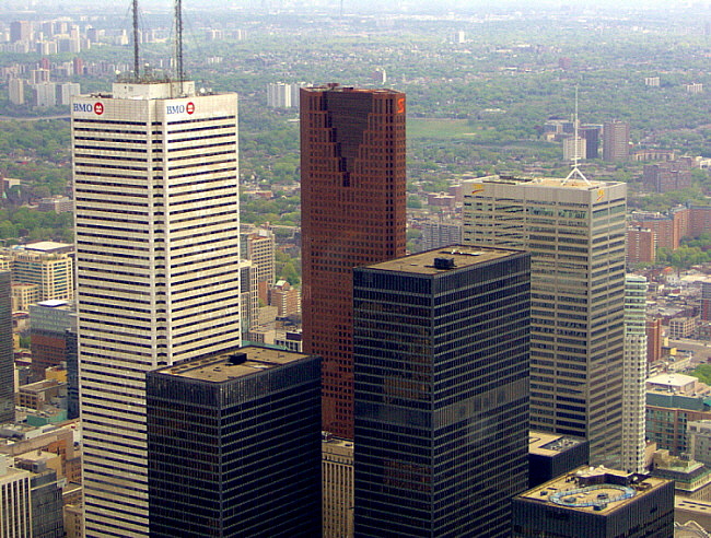 Toronto skyscrapers...