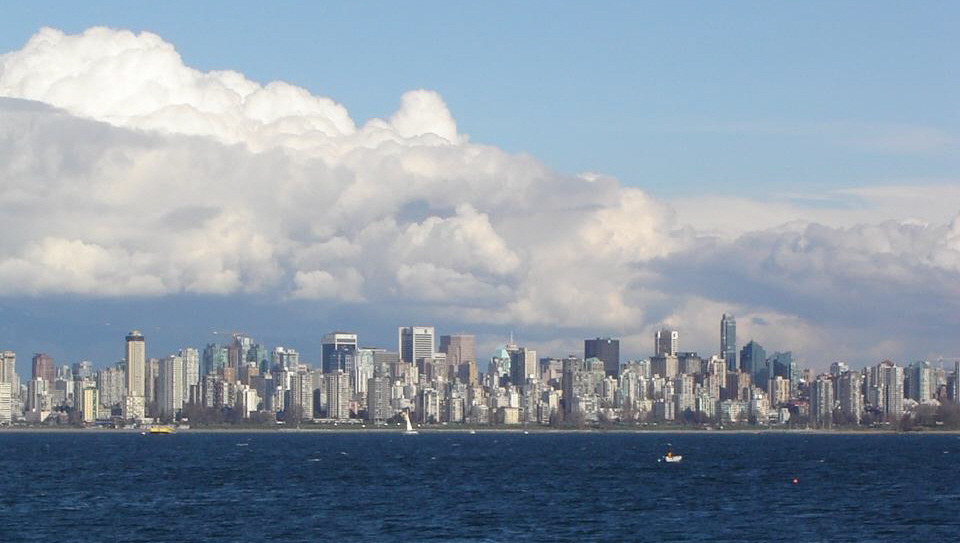 Vancouver skyline.