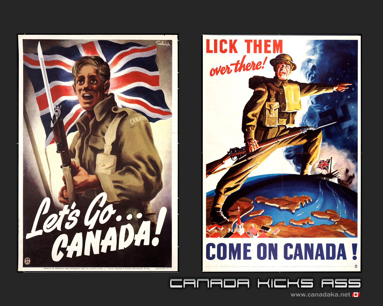 Canadian War Posters Wallpaper - Canadian Wallpapers - CKA