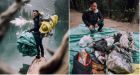 'I've never seen that much garbage': pair of hikers carry out other people's garbage