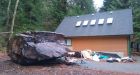 Massive boulder crash spurs fears, forces Agassiz homeowners to evacuate