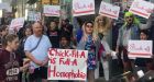 Chick-fil-A opens 1st Toronto location to adoring customers, angry protesters