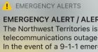 911 services down in N.W.T., as communication services disrupted across North