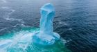 Iceberg lovers go wild over viral photos of the 'dickie berg' off Newfoundland's coast