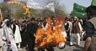 Afghans chant 'Long live al Qaeda' in protest
