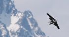 True-life rocket man flies over Alps