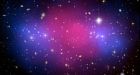 Cosmic crash unmasks dark matter