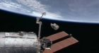 Space station trash plunging to Earth