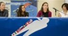 Women ski jumpers clear hurdle in uphill battle