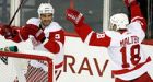 Red Wings spread scoring and defeat Flames