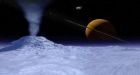 Plumes spewing from Saturn moon may contain water
