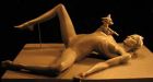 'Dead naked' Paris on display