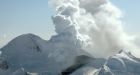 Alaskan volcano erupts, spewing ash skyward