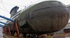 Sub goes west for refit