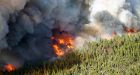 Strong winds fuel flames of raging wildfire near Lillooet, B.C.