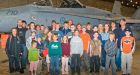 Students get up close and personal with a CF-18