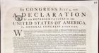 Rare copy of Declaration of Independence found