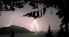 Thunderstorm watch issued in B.C.