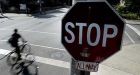 Do cyclists need to stop at a stop sign?
