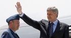 Harper arrives in Mexico for summit