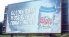 Beer billboards mocking Toronto coming down in B.C.