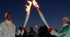 Olympic flame lights up Sask., Man.