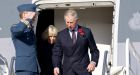 Soldiers hit with eggs prior to Prince Charles' arrival