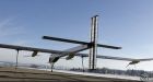 Record solar plane's first 'hop'