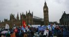 Climate change protesters take to London streets