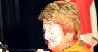 Fisheries Minister Gail Shea hit in face with pie