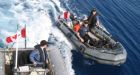 Navy picking up soldiers for Haiti relief