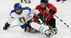 Canada wins sledge hockey opener