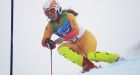 Woolstencroft gold, Wisniewska bronze in standing slalom
