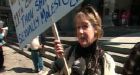 Good Friday marked by protest in Montreal